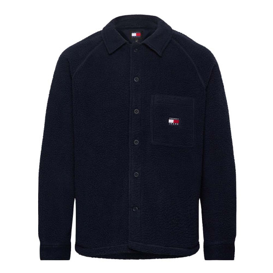 Tommy Hilfiger Ανδρικό πουκάμισο Badge Casual Teddy Fleece Overshirt